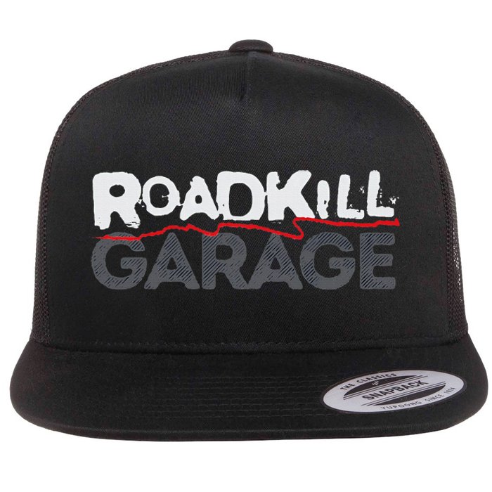 Roadkill Logo Adult Flat Bill Trucker Hat