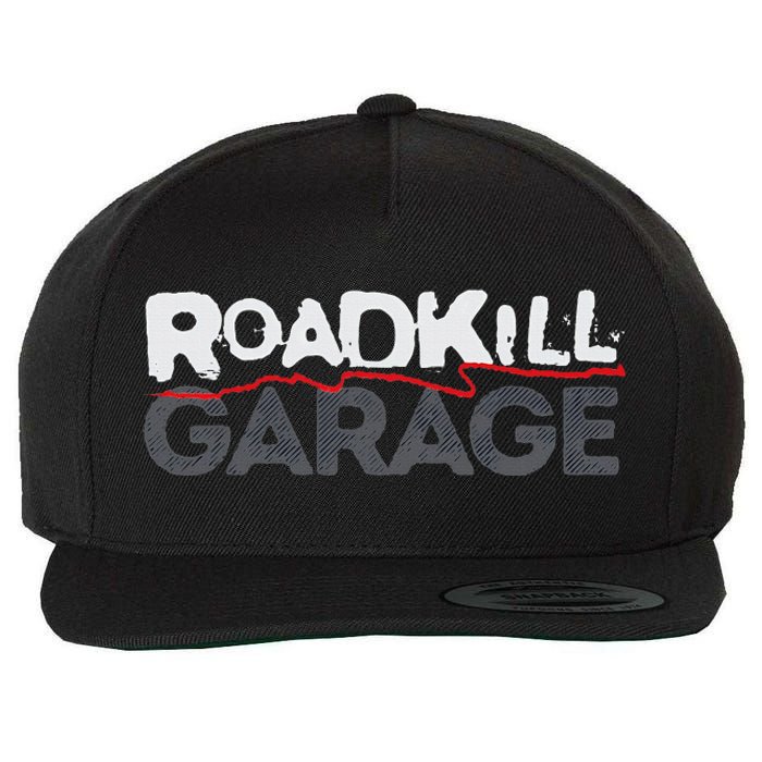 Roadkill Logo Adult Wool Snapback Cap