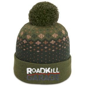 Roadkill Logo Adult The Baniff Cuffed Pom Beanie