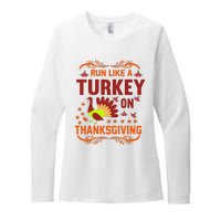 Run Like A Turkey! Turkey Trot 2024 Womens CVC Long Sleeve Shirt