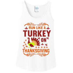 Run Like A Turkey! Turkey Trot 2024 Ladies Essential Tank