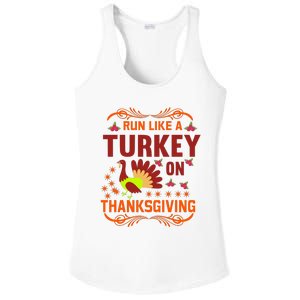 Run Like A Turkey! Turkey Trot 2024 Ladies PosiCharge Competitor Racerback Tank