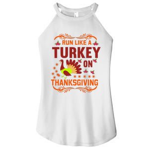 Run Like A Turkey! Turkey Trot 2024 Women's Perfect Tri Rocker Tank