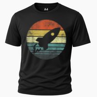 Rocket Launch Astronomy Funny Retro Rocket Space Ship Performance Shirt