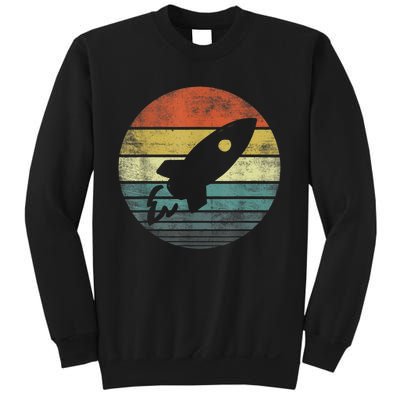 Rocket Launch Astronomy Funny Retro Rocket Space Ship Sweatshirt