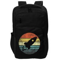 Rocket Launch Astronomy Funny Retro Rocket Space Ship Impact Tech Backpack