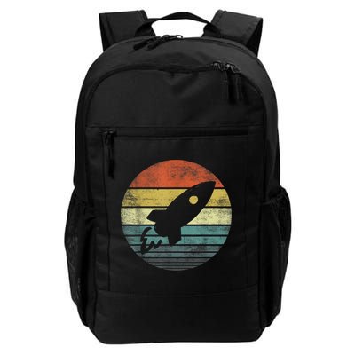 Rocket Launch Astronomy Funny Retro Rocket Space Ship Daily Commute Backpack