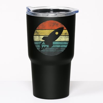 Rocket Launch Astronomy Funny Retro Rocket Space Ship Tumbler