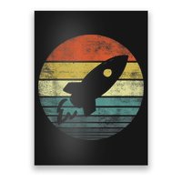 Rocket Launch Astronomy Funny Retro Rocket Space Ship Poster