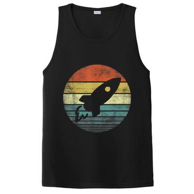 Rocket Launch Astronomy Funny Retro Rocket Space Ship PosiCharge Competitor Tank