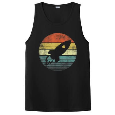 Rocket Launch Astronomy Funny Retro Rocket Space Ship PosiCharge Competitor Tank