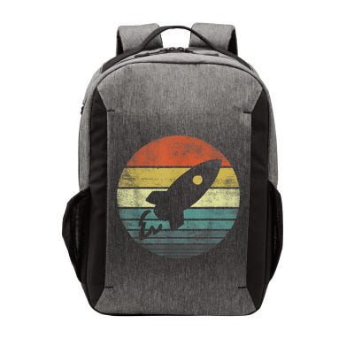 Rocket Launch Astronomy Funny Retro Rocket Space Ship Vector Backpack