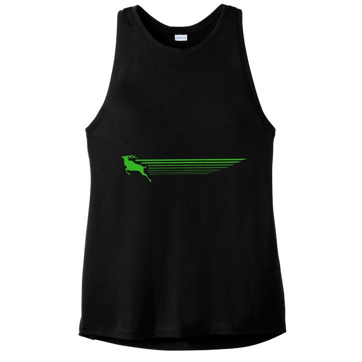 Run Like An Antelope Ladies PosiCharge Tri-Blend Wicking Tank