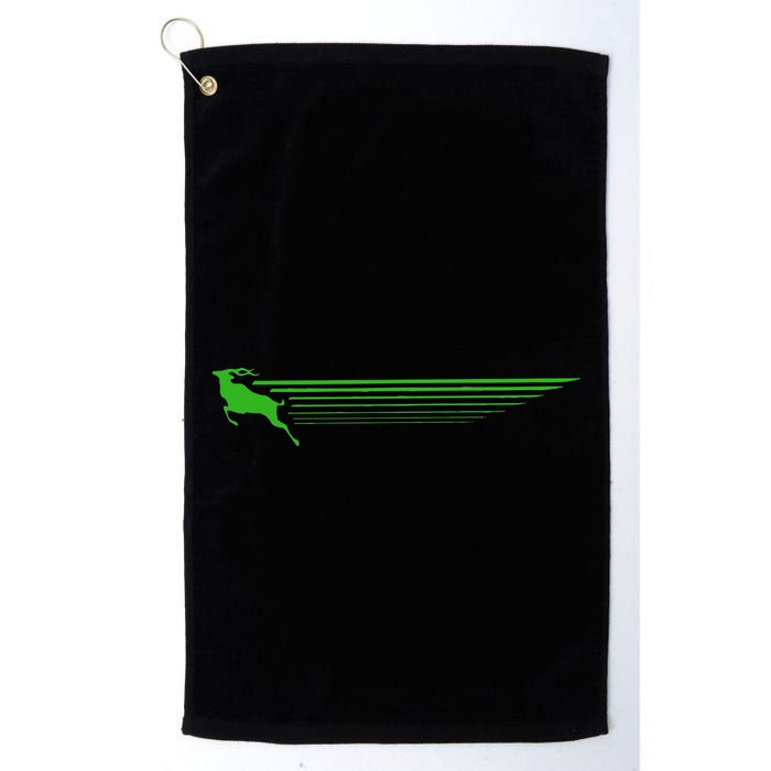 Run Like An Antelope Golf Towel
