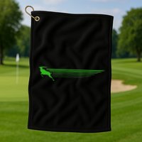 Run Like An Antelope Golf Towel