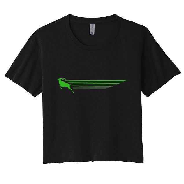 Run Like An Antelope Crop Top