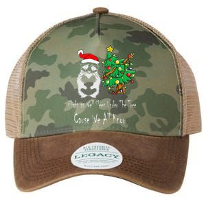 Raccoon Lover Art IM The Gift In The Family Funny Christmas Legacy Tie Dye Trucker Hat