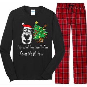 Raccoon Lover Art IM The Gift In The Family Funny Christmas Long Sleeve Pajama Set