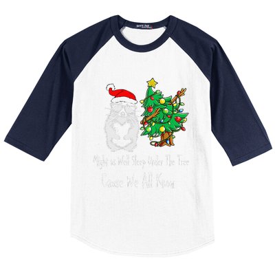 Raccoon Lover Art IM The Gift In The Family Funny Christmas Baseball Sleeve Shirt