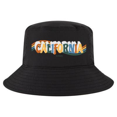 Retro Los Angeles California Cali Wave Cool Comfort Performance Bucket Hat