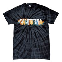 Retro Los Angeles California Cali Wave Tie-Dye T-Shirt