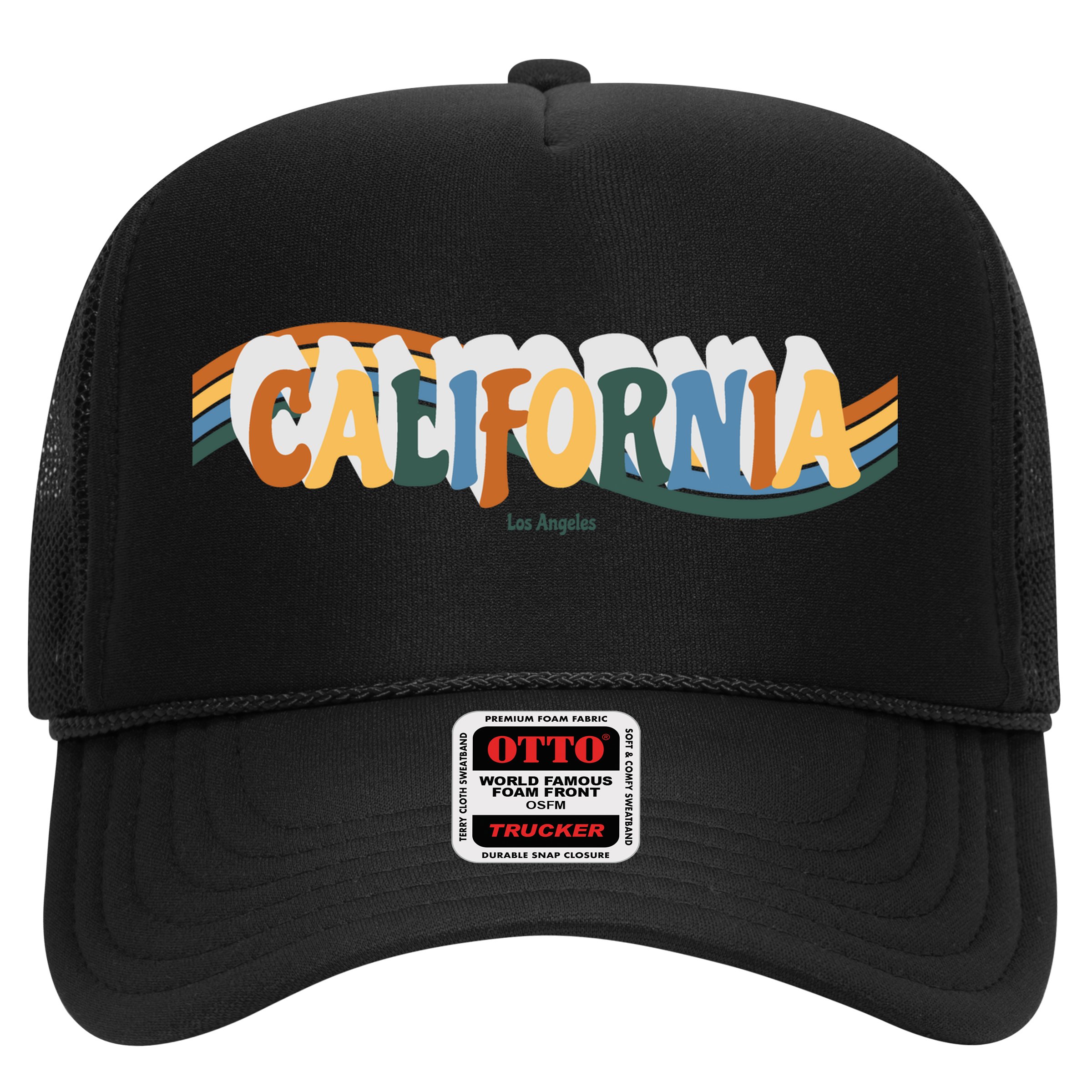 Retro Los Angeles California Cali Wave Hat