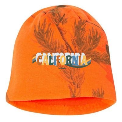 Retro Los Angeles California Cali Wave Kati - Camo Knit Beanie