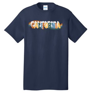 Retro Los Angeles California Cali Wave Tall T-Shirt