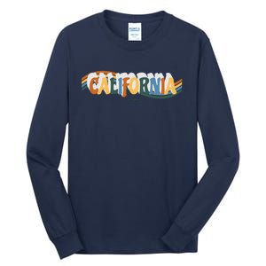 Retro Los Angeles California Cali Wave Tall Long Sleeve T-Shirt