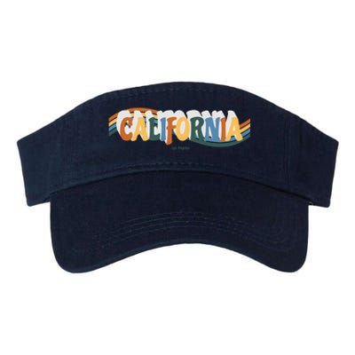 Retro Los Angeles California Cali Wave Valucap Bio-Washed Visor