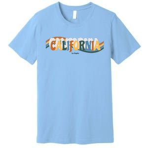 Retro Los Angeles California Cali Wave Premium T-Shirt