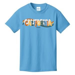 Retro Los Angeles California Cali Wave Kids T-Shirt