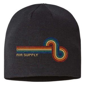 Retro Line Air For Supply 80s Style Music Lover Sustainable Beanie