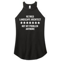 Retired Landscape Architect Not My Problem Anymore Women's Perfect Tri Rocker Tank