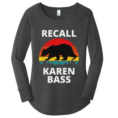 Recall Los Angeles Mayor Karen Bass Recall Karen Bass Women's Perfect Tri Tunic Long Sleeve Shirt