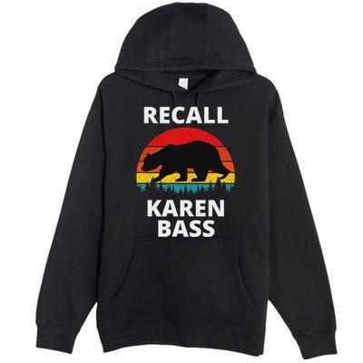 Recall Los Angeles Mayor Karen Bass Recall Karen Bass Premium Pullover Hoodie