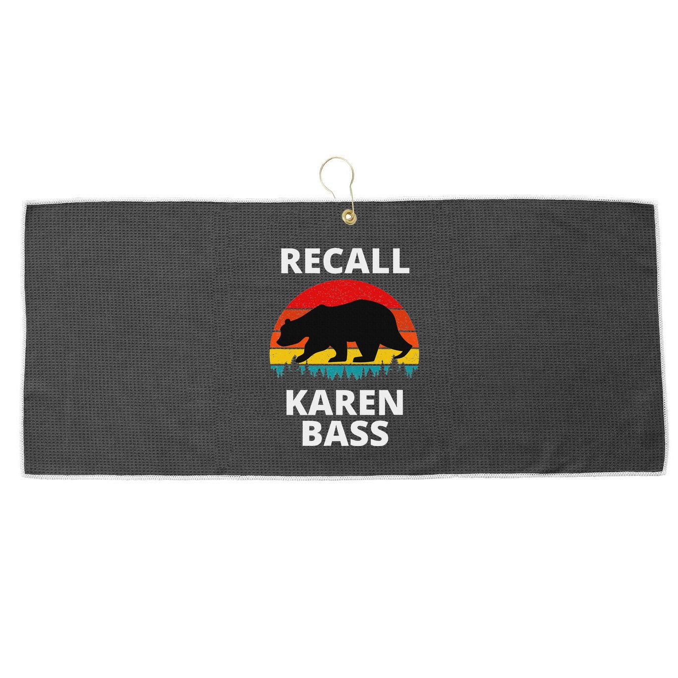Recall Los Angeles Mayor Karen Bass Recall Karen Bass Large Microfiber Waffle Golf Towel