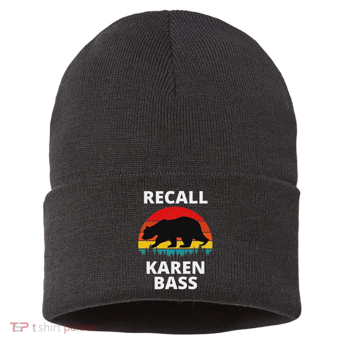 Recall Los Angeles Mayor Karen Bass Recall Karen Bass Sustainable Knit Beanie