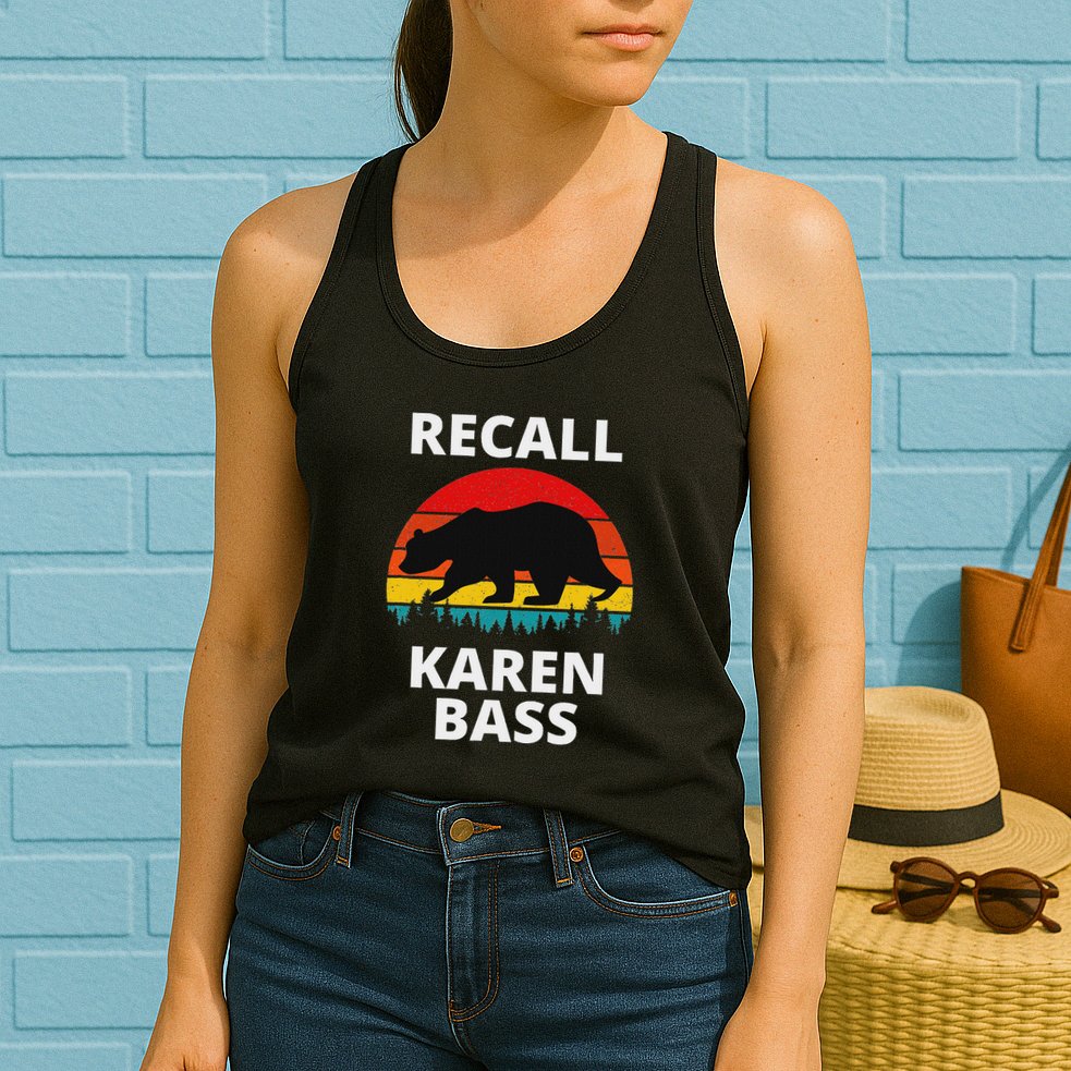 Recall Los Angeles Mayor Karen Bass Recall Karen Bass Womens Tank Top