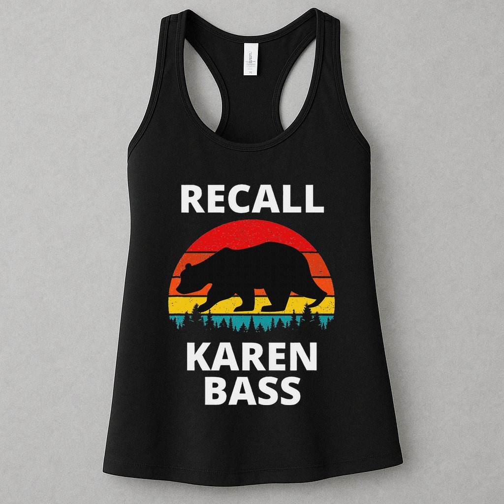 Recall Los Angeles Mayor Karen Bass Recall Karen Bass Womens Tank Top
