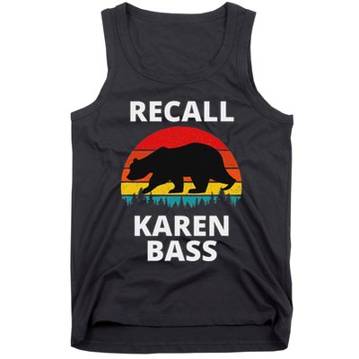 Recall Los Angeles Mayor Karen Bass Recall Karen Bass Tank Top