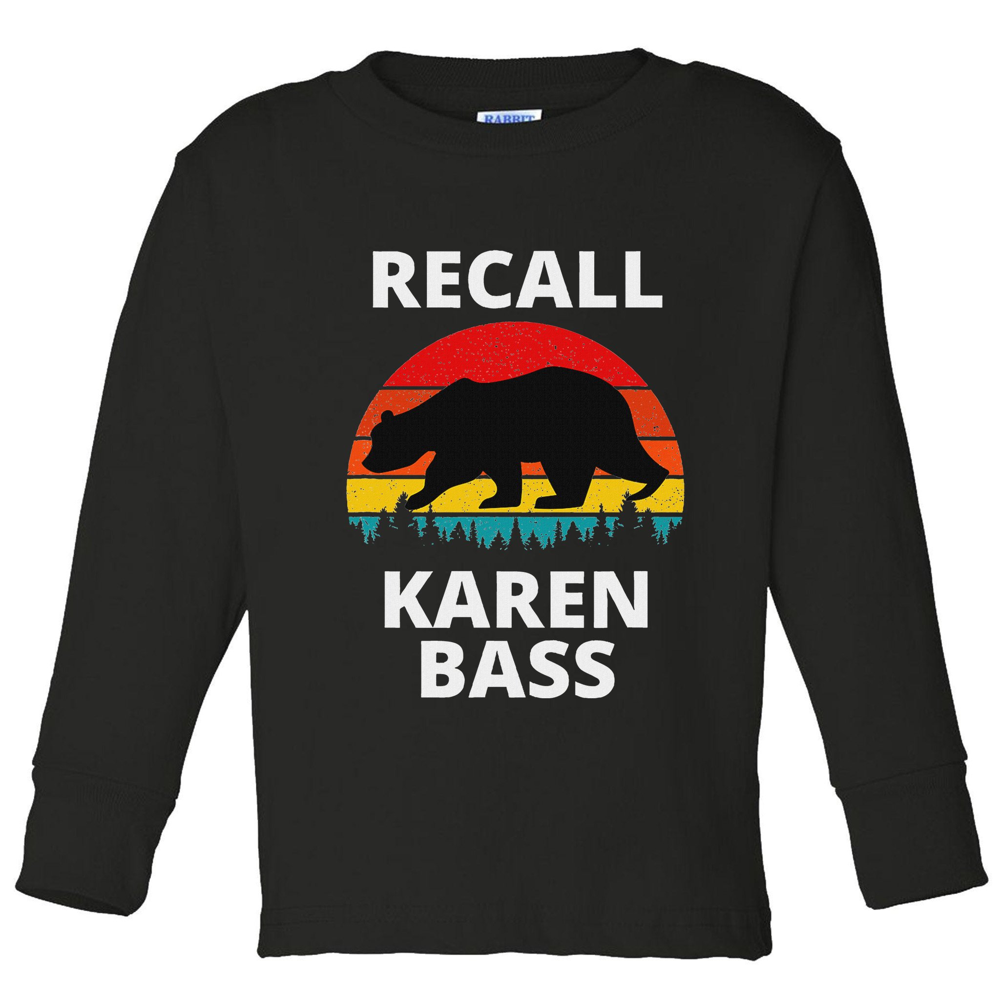 Recall Los Angeles Mayor Karen Bass Recall Karen Bass Toddler Long Sleeve Shirt