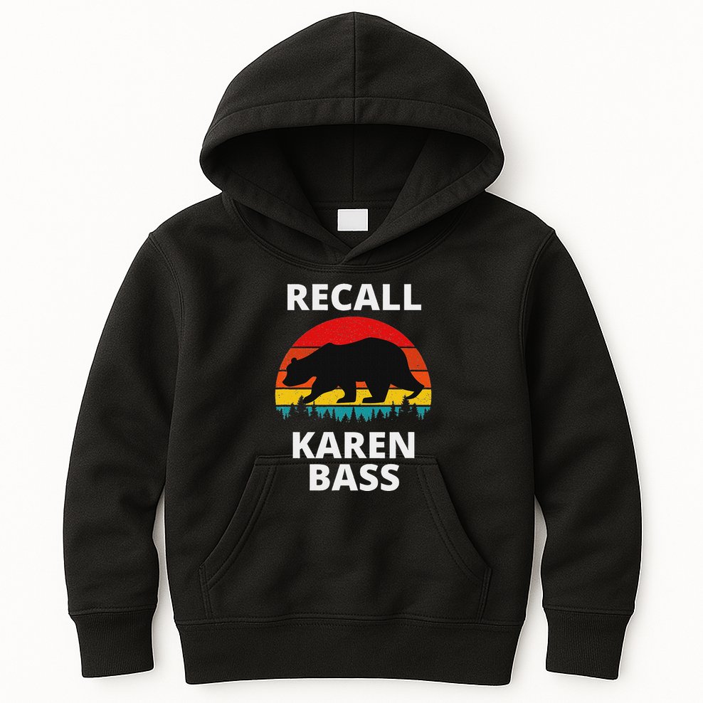 Recall Los Angeles Mayor Karen Bass Recall Karen Bass Kids Hoodie