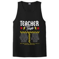 Retro Lightning Bolt Abcd The Teacher PosiCharge Competitor Tank
