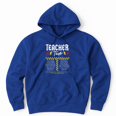 Retro Lightning Bolt Abcd The Teacher Hoodie