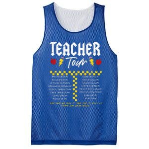 Retro Lightning Bolt Abcd The Teacher Mesh Reversible Basketball Jersey Tank