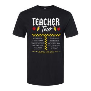 Retro Lightning Bolt Abcd The Teacher Softstyle CVC T-Shirt