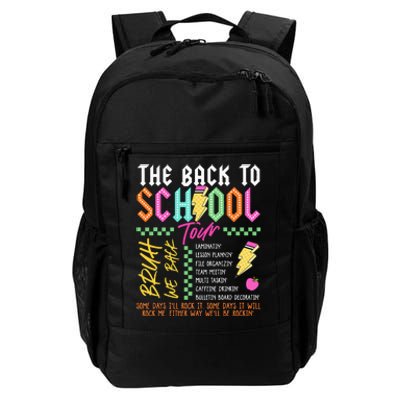 Retro Lightning Bolt Abcd Back To School Teacher Daily Commute Backpack