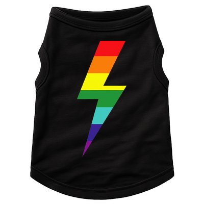 Rainbow Lightning Bolt Doggie Tank