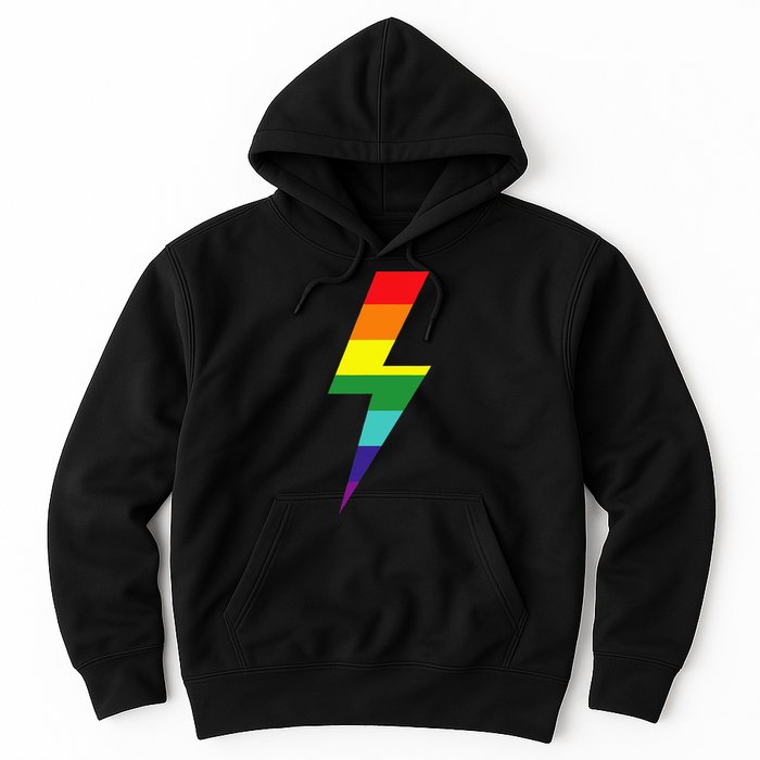 Rainbow Lightning Bolt Hoodie